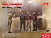 Photo to remember - USAAF Pilots 1944 - 1945 - 4 figures - 1/32
