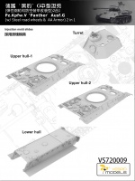 Panther Ausf. G - Steel Road Wheels & AA Armor - 2in1 - 1/72