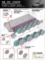 Panther Ausf. G - Steel Road Wheels & AA Armor - 2in1 - 1/72