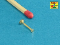 Hexagonal bolts - 1,6 x 6,0mm - 25pcs - 1/16