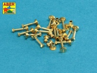 Hexagonal bolts and nuts - 1,6 x 4,0mm - 1/16