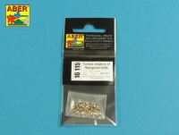 Turned Hexagonal bolts - 1,75 x 2,2mm - 25 pcs. - 1/16