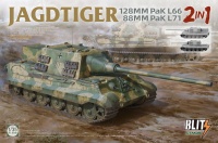 Jagdtiger 128mm PaK L/66  / 88mm PaK L/71 - 2in1 - 1/35