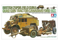 British 25. Prd. Field Gun and Quad Gun Tractor - 1/35