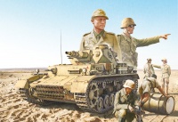 Panzerkampfwagen IV Ausf. F1 / F2 / G - mit Afrika Korps Infanterie - 1:35