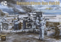 German 88mm Gun Flak 36 - with six anti-aircraft artillery crew members - Limited Edition - 1/35