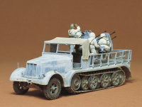 German 8ton Semi Track with 20mm Flakvierling - Sd.Kfz. 7/1 - 1/35