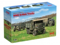 WWII British Trucks - Set of 3 Trucks - 1/35