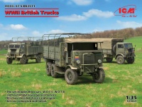 WWII British Trucks - Set of 3 Trucks - 1/35