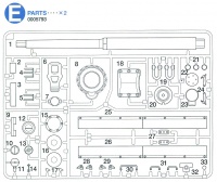 E Teile (E1-E33) für Tamiya Tiger I (56010) 1:16