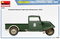 Tempo E400 Stahlblechpritsche - 3 Wheel Truck - 1/35