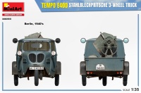 Tempo E400 Stahlblechpritsche - 3 Wheel Truck - 1/35