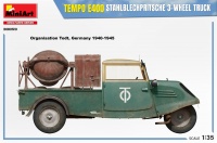 Tempo E400 Stahlblechpritsche - 3 Wheel Truck - 1/35