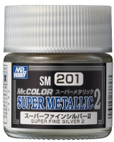 Mr. Super Metallic 2 SM201 Super Fine Silver 2 - Glänzend