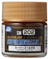 Mr. Super Metallic 2 SM202 Super Gold 2 - Glänzend