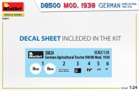 Lanz Bulldog D8500 - Modell 1938 - Traktor / Schlepper - 1:24