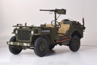 US Willys Jeep 4x4 + 1/4ton Trailer + 37mm AT-Gun - 1:8