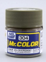 Mr. Color C304 - Olive Drab - FS34087  - Seidenmatt - 10ml