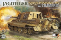 Jagdtiger - Porsche Production Type - Sd.Kfz. 186 - with Zimmerit - 1/35