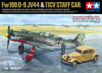 Focke Wulf Fw 190D-9 JV 44 & Citroen 11CV - 1/48