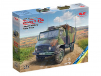 Unimog S404 - Bundeswehr mit Funkkoffer - 1:35