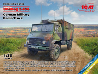 Unimog S404 - Bundeswehr mit Funkkoffer - 1:35