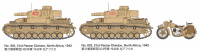 Panzerkampfwagen IV Ausf. F & Motorcycle - North Africa - 1/35