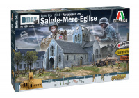 Battle of Normandy - Sainte-Mère-Eglise - 6 Juni 1944 - Diorama Set - 1:72