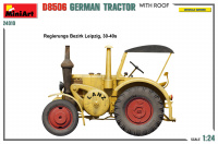 D8506 - German Traffic Tractor with Roof - 1/24