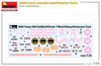 Tempo E400 Bahninstandsetzung - mit Personal - 1:35