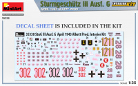 Sturmgeschütz III Ausf. G - April 1943 - Alkett Produktion - Interior Kit - 1:35