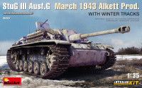 Sturmgeschütz III Ausf. G - März 1943 - Alkett Produktion - Interior Kit mit Winterketten - 1:35