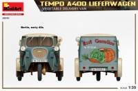 Tempo A400 Lieferwagen - Vegetable Delivery Van - 1/35