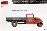 Tempo A400 Athlet - 3 Wheel Delivery Truck - 1/35