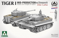 Tiger I - Mittlere Produktion mit Zimmerit - Otto Carius - Limited Edition - 1:35