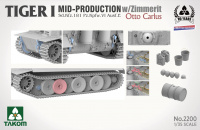 Tiger I - Mittlere Produktion mit Zimmerit - Otto Carius - Limited Edition - 1:35