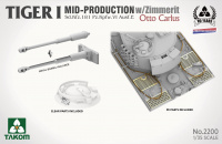 Tiger I - Mittlere Produktion mit Zimmerit - Otto Carius - Limited Edition - 1:35