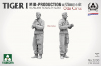 Tiger I - Mittlere Produktion mit Zimmerit - Otto Carius - Limited Edition - 1:35