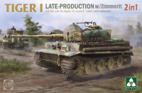 Tiger I - Späte Produktion mit Zimmerit - 2in1 - 1:35