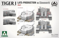 Tiger I - Späte Produktion mit Zimmerit - 2in1 - 1:35