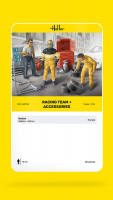 Racing Team + Accessories - 1:24