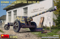 7,5cm PAK 40 - frühe Produktion - 1:35