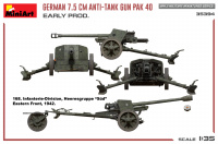 7,5cm PAK 40 - frühe Produktion - 1:35