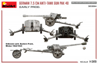 7,5cm PAK 40 - frühe Produktion - 1:35