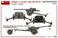7,5cm PAK 40 - frühe Produktion - 1:35