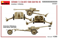7,5cm PAK 40 - frühe Produktion - 1:35
