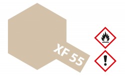 Tamiya XF55 - Deck-Tan / Hellbraun / Holz für Decks - Matt - 10ml