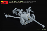 German 7,5cm Anti-Tank Gun Pak 40 - late with Crew - 1/35