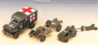 US Krankenwagen und Schlepper / US Ambulance and Towing Tractor - 1:72