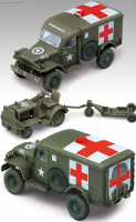 US Krankenwagen und Schlepper / US Ambulance and Towing Tractor - 1:72